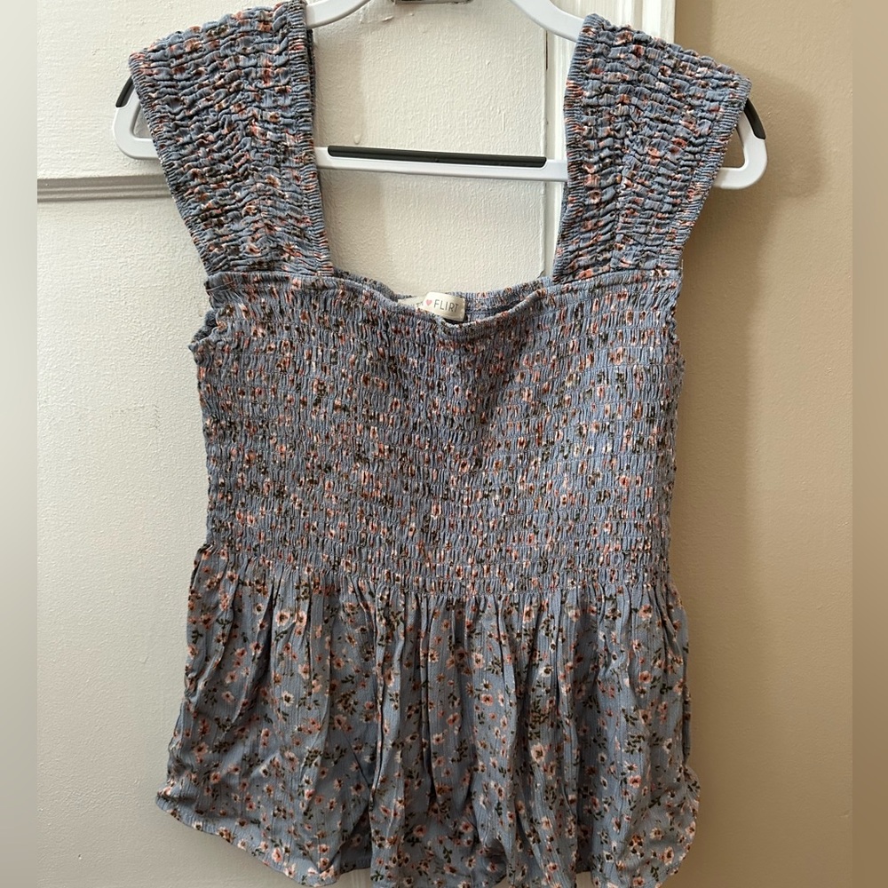 women’s floral blouse